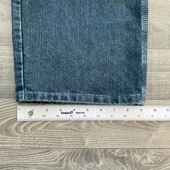 42x32 NWT Wrangler Carpenter Jeans Men’s Blue Dark Wash Relaxed 94LSWQW - Picture 9 of 14